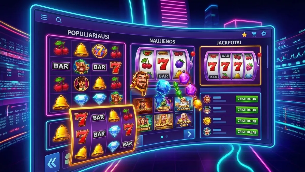 Kazino žaidimų pasirinkimas